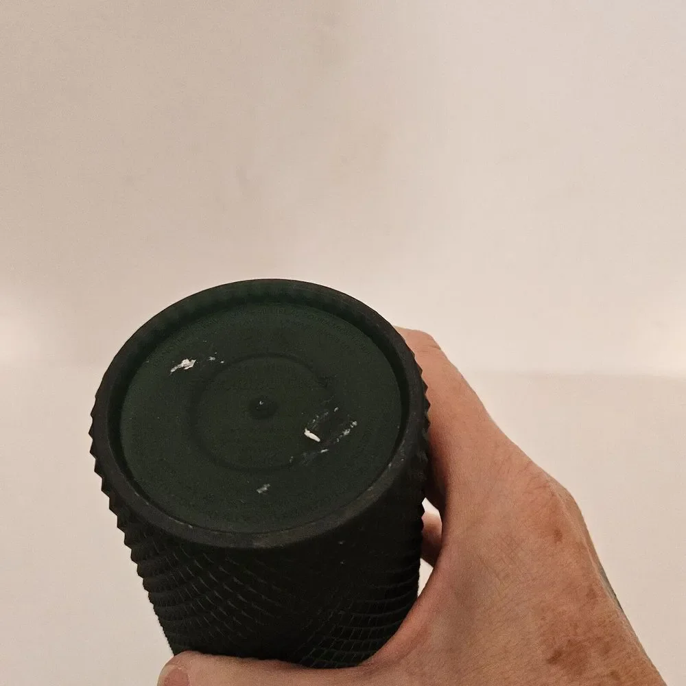 2022 Starbucks Matte Dark Green Soft Touch Studded‎ 24oz Venti Tumbler